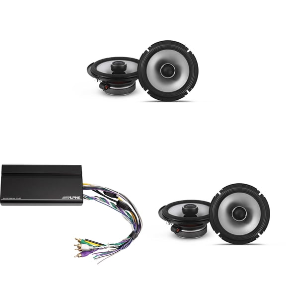 Alpine KTA-450 4 Ch.Power Pack Amp w/ (2) S2-S65 S-Series Speakers