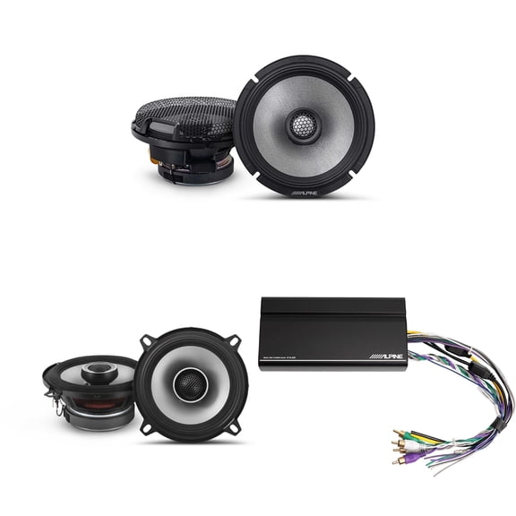 Alpine KTA-450 4 Ch.Power Pack Amp w/ R2-S65 & S2-S50 Speakers