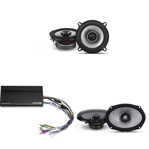 Alpine KTA-450 4 Ch.Power Pack Amp w/ R2-S69 & S2-S50 Speakers