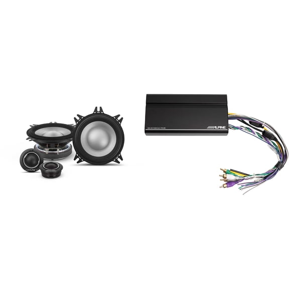 Alpine KTA-450 4 Ch.Power Pack Amp w/ S2-S40C