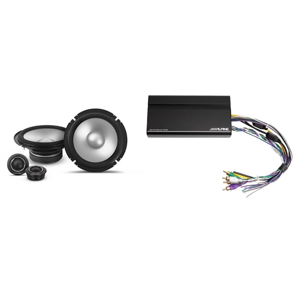 Alpine KTA-450 4 Ch.Power Pack Amp w/ S2-S65C S-Series Speakers