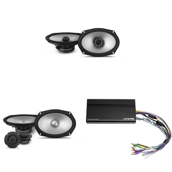 Alpine KTA-450 4 Ch.Power Pack Amp w/ S2-S69 & S2-S69C S-Series Speakers
