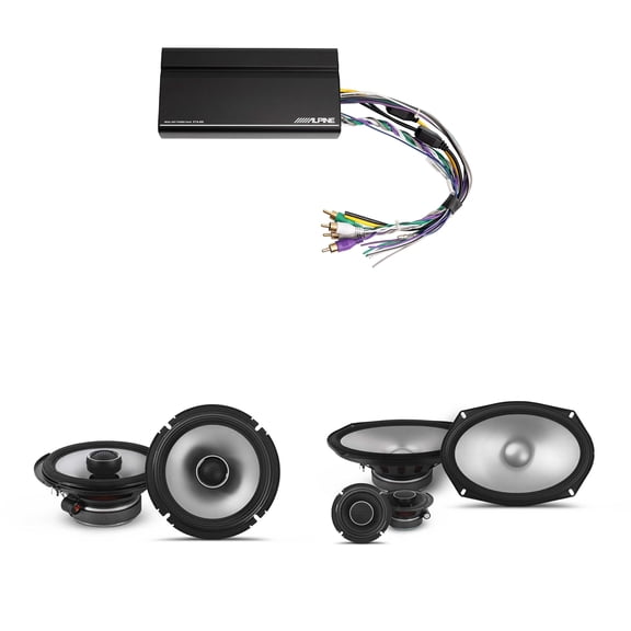 Alpine KTA-450 4 Ch.Power Pack Amp w/ S2-S69C & S2-S65 S-Series Speakers