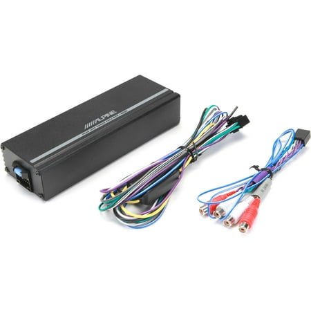 Alpine - Power Pack 180W Class D Bridgeable Multichannel Amplifier with High-Pass Filter - Black