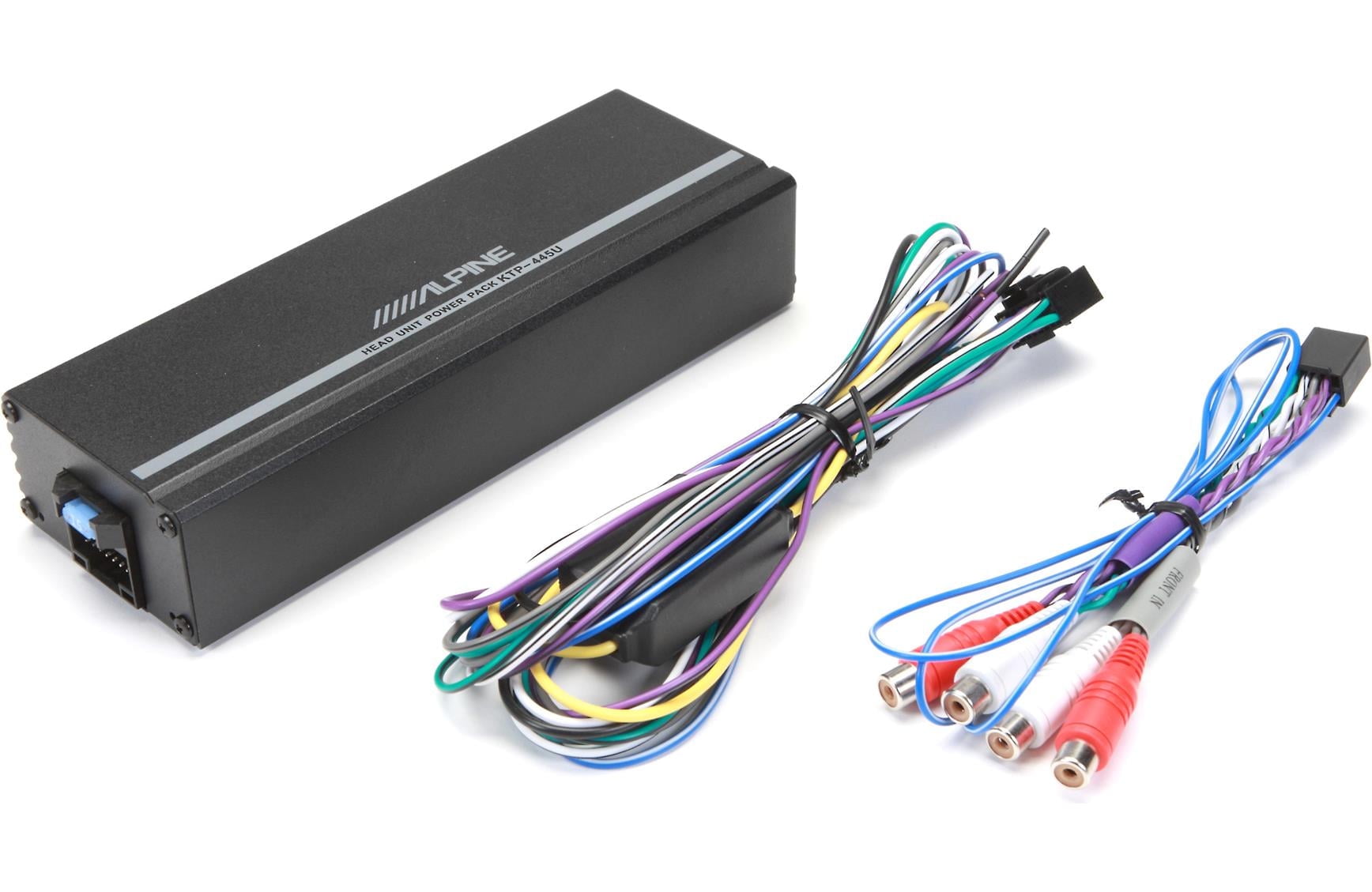 Alpine KTP-445U Car Audio 4 Channel 360W Amp Behind Radio