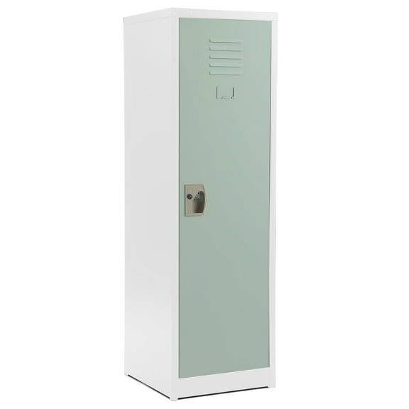 AdirOffice Steel Storage Locker, 1 Compartment, 15 X 15 X 48, Misty Green