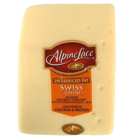 Alpine Lace 25% Reduced Fat Swiss Cheese (6.5 Lb)