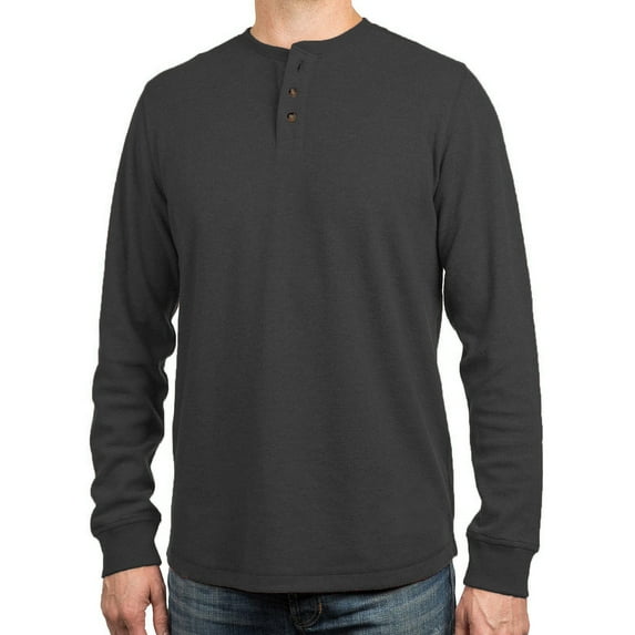 Alpine Lakes Men's Long Sleeve Performance Thermal Three Button Henley Shirt