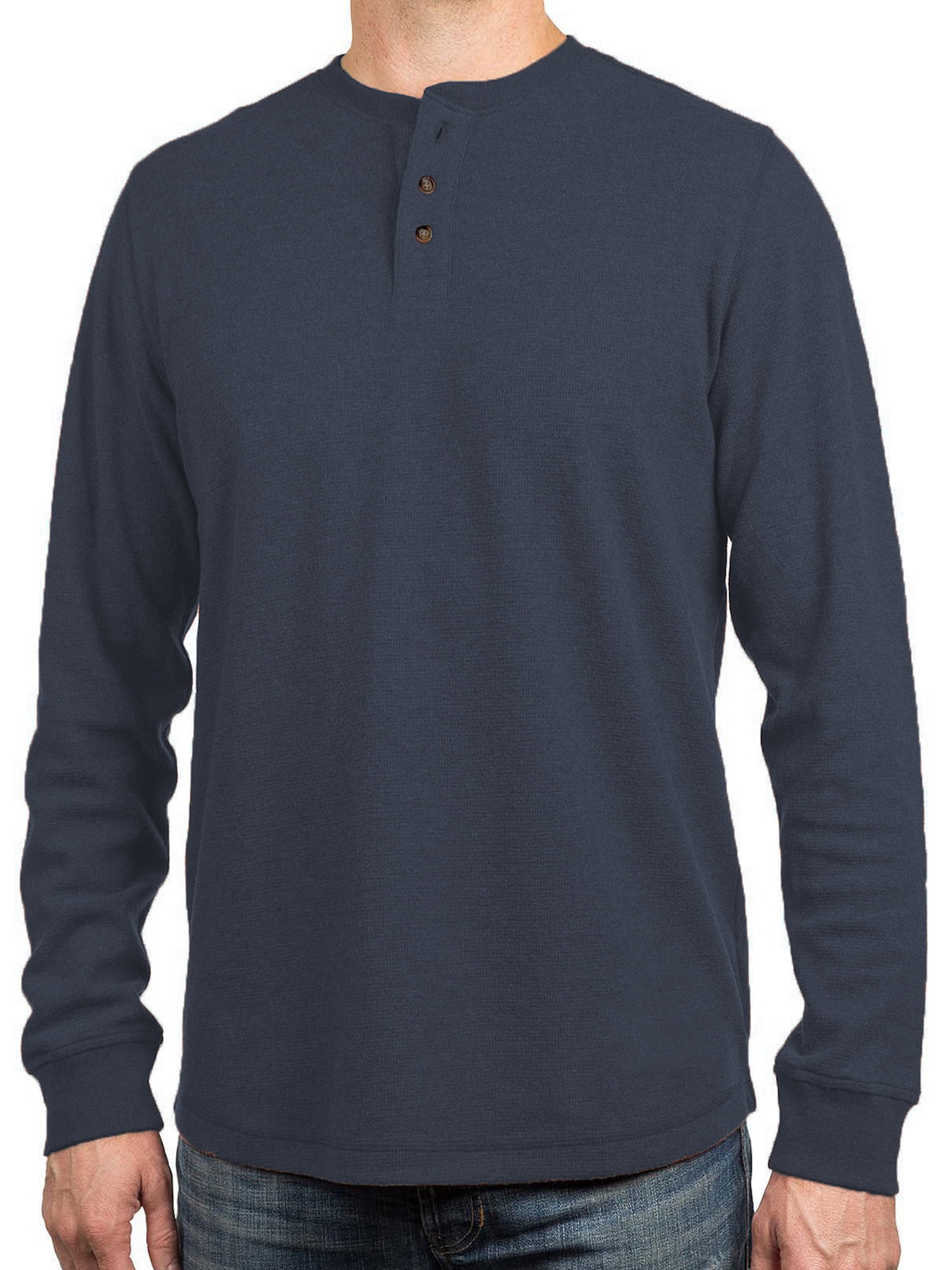 Alpine Lakes Men's Long Sleeve Performance Thermal Three Button Henley Shirt
