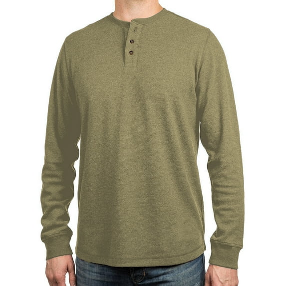 Alpine Lakes Men's Long Sleeve Performance Thermal Three Button Henley Shirt
