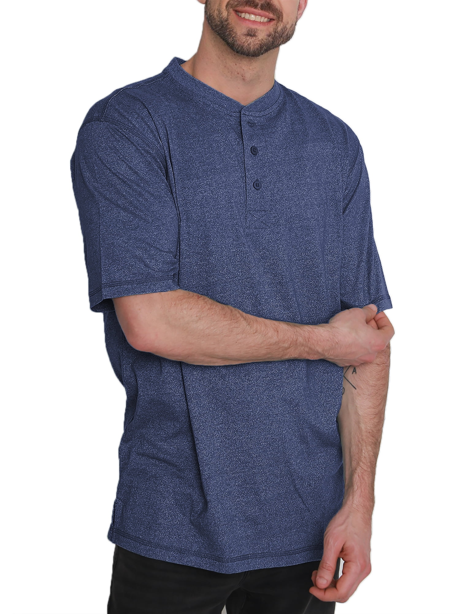 Alpine Lakes Men's Short Sleeve Henley Grindle Shirt
