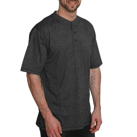 Alpine Lakes Men's Short Sleeve Henley Grindle Shirt