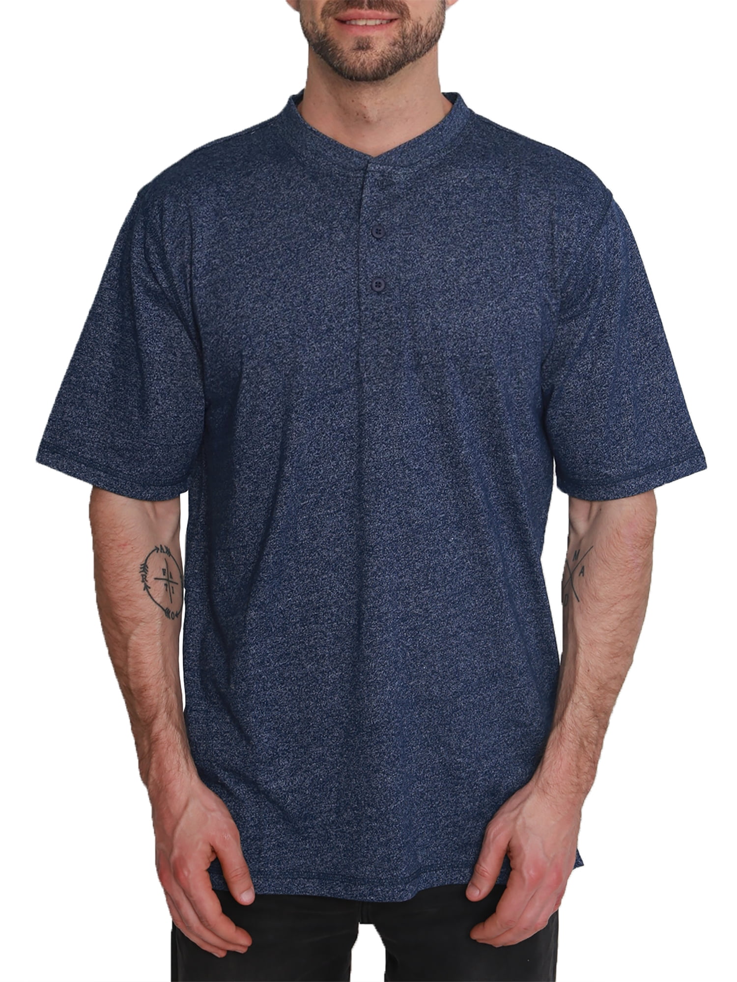 Alpine Lakes Men's Short Sleeve Henley Grindle Shirt
