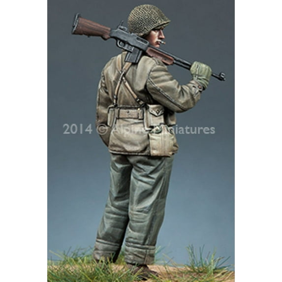 Alpine Miniatures 1:35 WWII US Bar Gunner - Resin Figure #35169