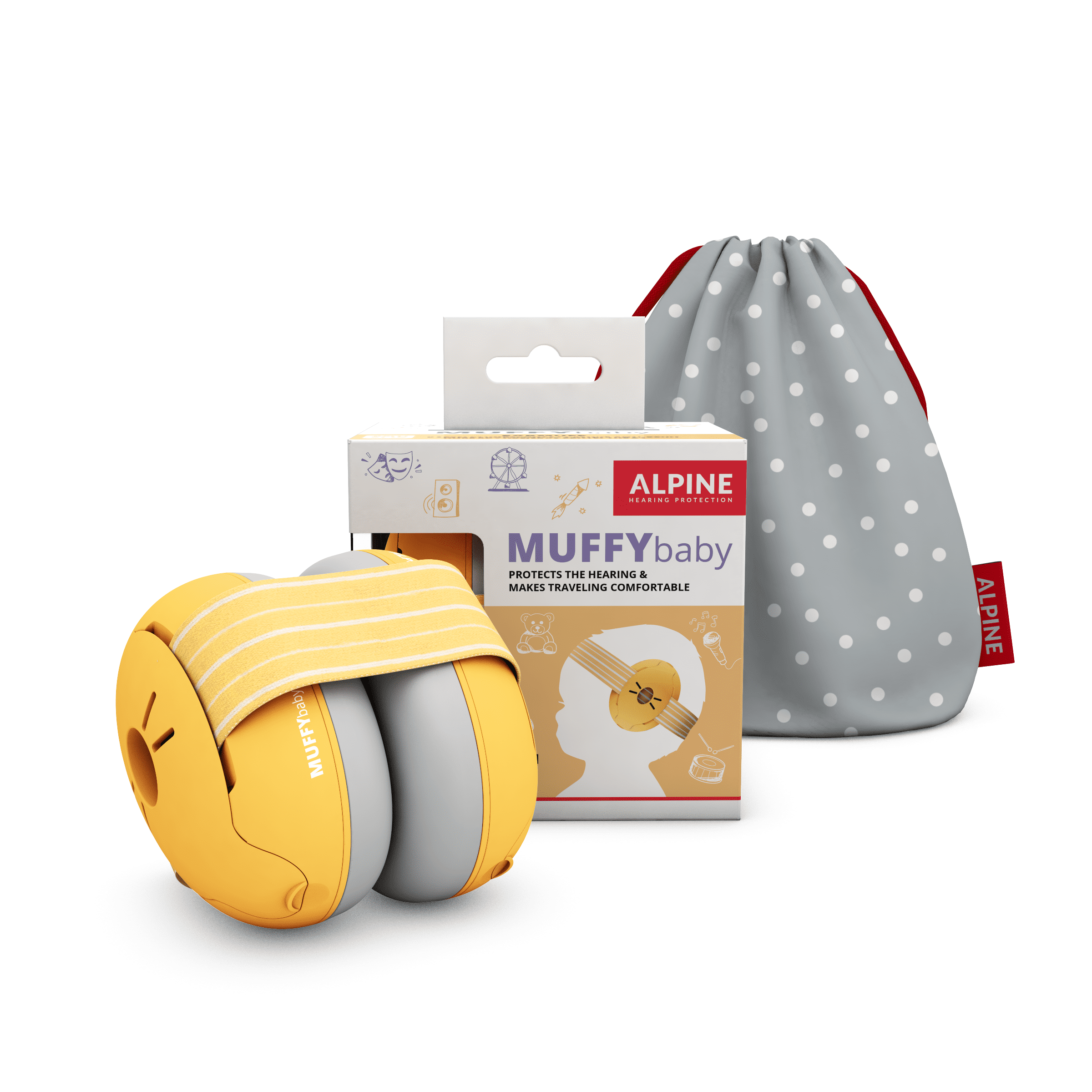 Alpine Muffy Baby Earmuffs Kids Sound Cancelling & Blocking Noise