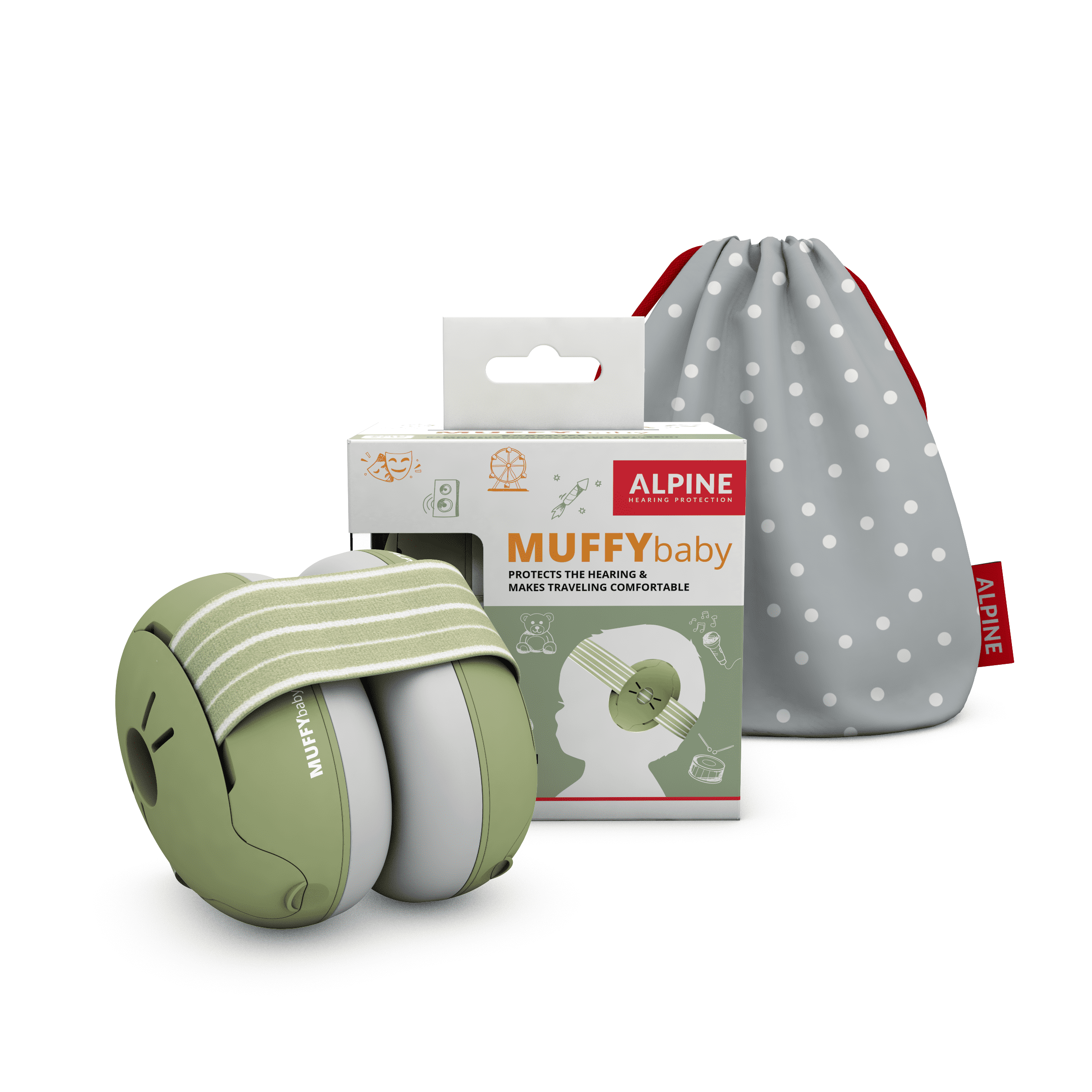 Alpine Muffy Baby Ear Protection for Babies and Toddlers up to 36