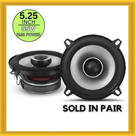 Alpine - S-Series 5" Hi-Resolution Coaxial Car Speakers with Glass Fiber Reinforced Cone (Pair) - Black