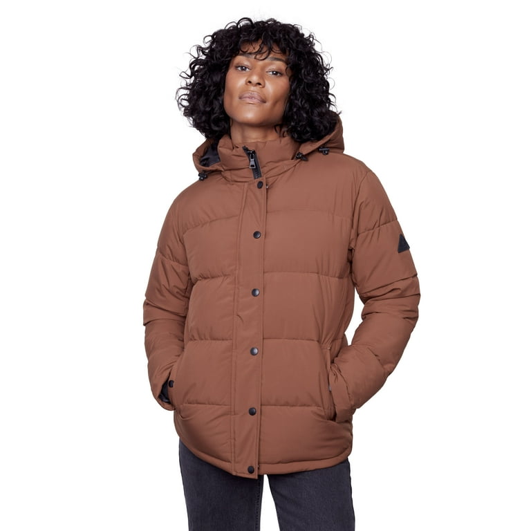 Alpine North, Forillon - Women\'s Vegan Down Recycled Short Quilted Puffer  Jacket - Water Repellent, Windproof, Insulated Winter Jacket