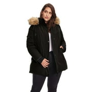 ALPINE NORTH OUTERWEAR DESIGNED IN Alpine North, Glacier Plus - Women's Vegan Down Parka with Faux Fur Hood (Plus Size) - Insulated, Water-Repellent, Winter Coat, Jacket