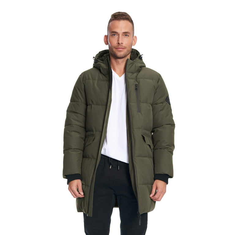 Alpine North, Jasper Men's Vegan Down Puffer Coat Snow/Water