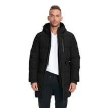 Alpine North, Jasper - Men's Vegan Down Puffer Coat - Snow/Water Repellent, Relaxed Fit, Warm Insulated Winter Coat with Hood For Men