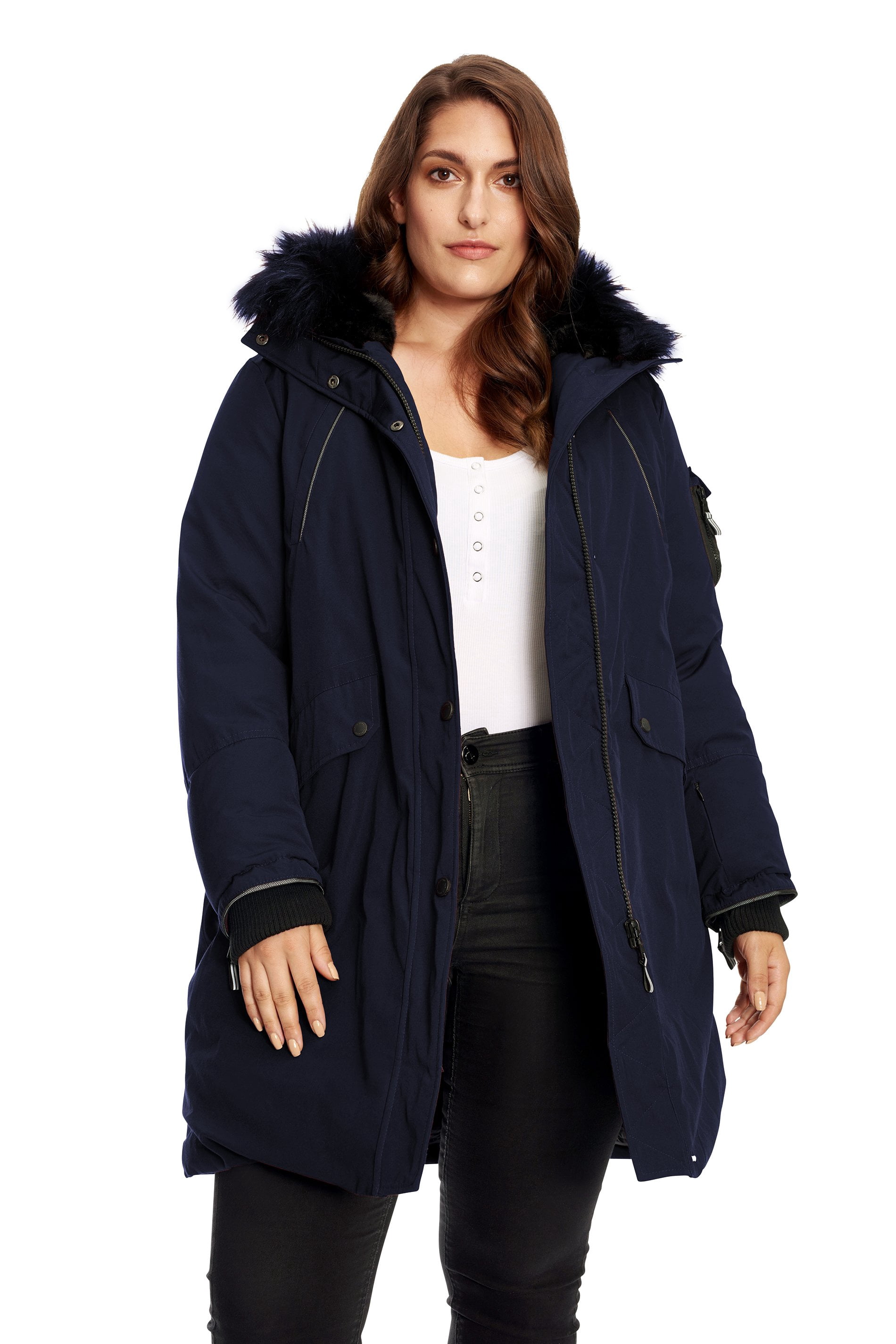 Alpine North, Laurentian Plus Women's Vegan Down Long Parka Jacket