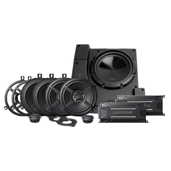 New Alpine PSS-22WRA Complete Speaker System for 2011-18 Jeep Wrangler JK Unlimited