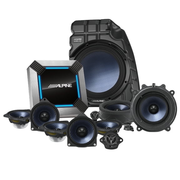 New Alpine PSS-TSLA-213 11-Speaker Sound System Upgrade for 2018-2021 Tesla Model 3