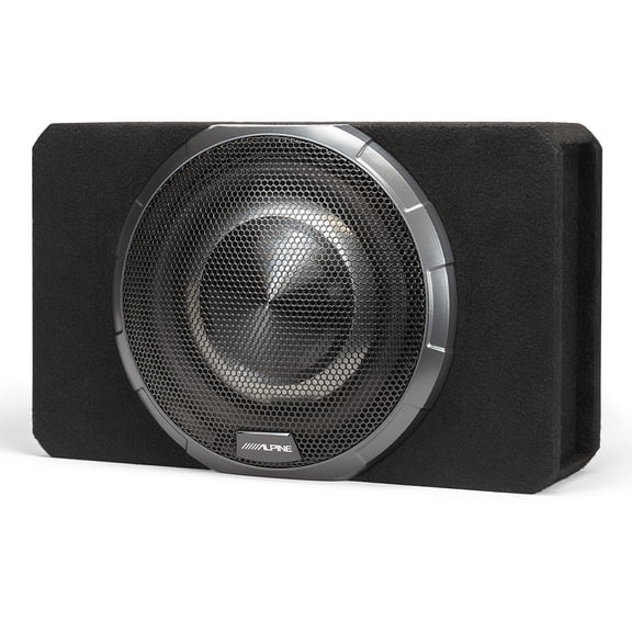 Alpine PWV-SB10 10" Powered Shallow Subwoofer with DSP