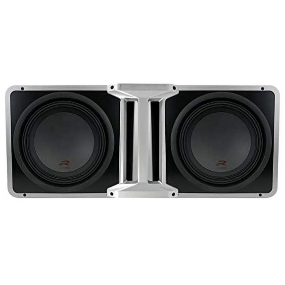 Alpine Pair of R-SB12V Pre-Loaded 12" Subwoofer Enclosures KTX-H12 Linking kit