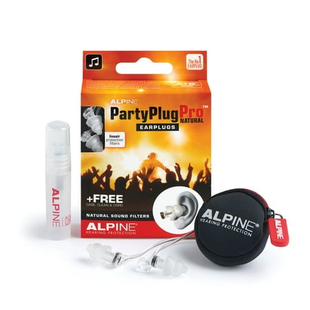 Alpine Hearing Protection - PartyPlug Pro Natural Earplug Set
