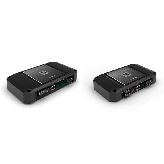 Alpine R Series 4 Channel and Mono Block Amplifier Bundle, R2-A60F & R2-A150M
