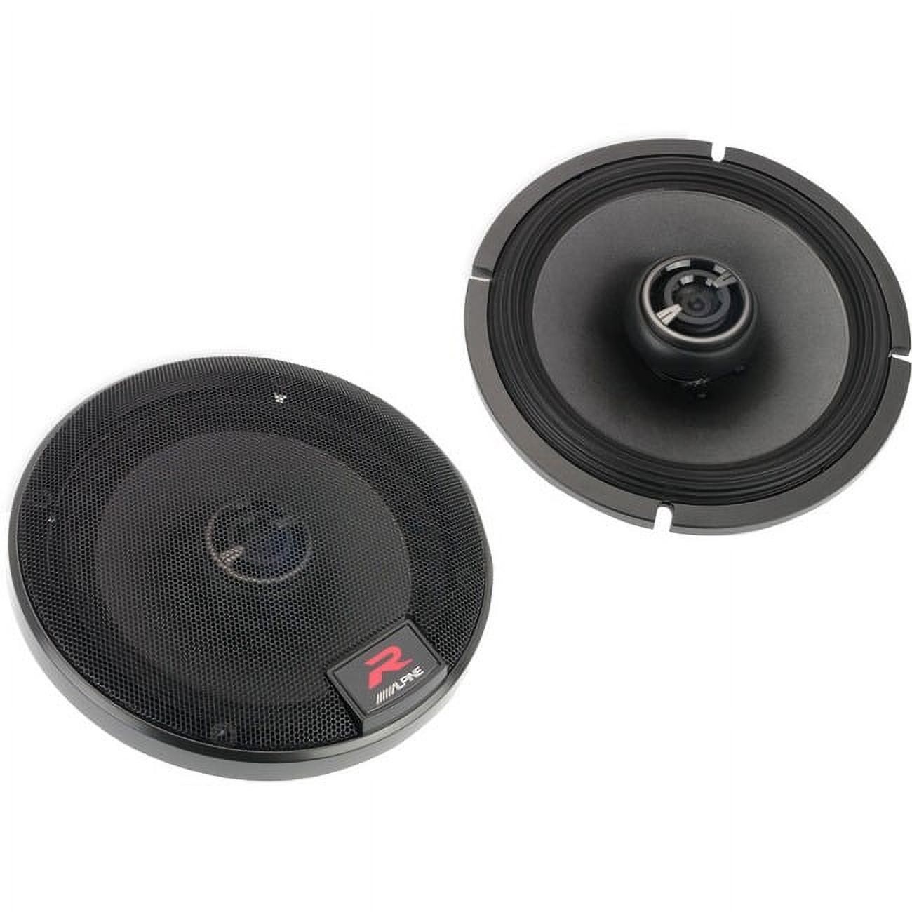 Alpine R-Series 6.5 Inch 300 Watt Coaxial 2-Way Car Audio Speakers, Pair | R-S65 - image 1 of 11