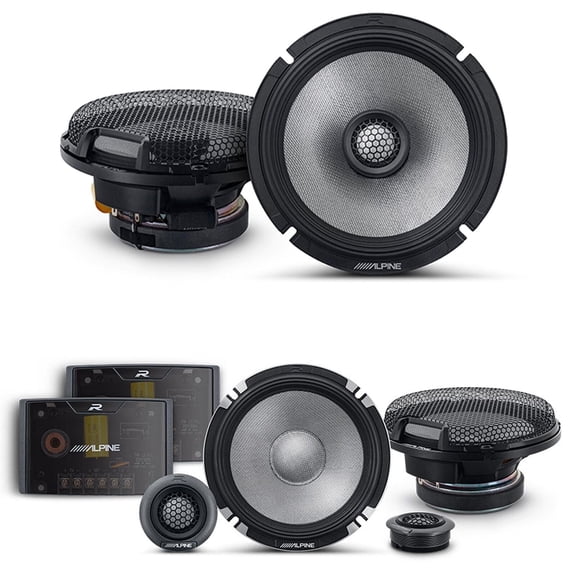 Alpine R-Series R2-S652 6.5" Component & R2-S65 6.5" Car Audio Speaker