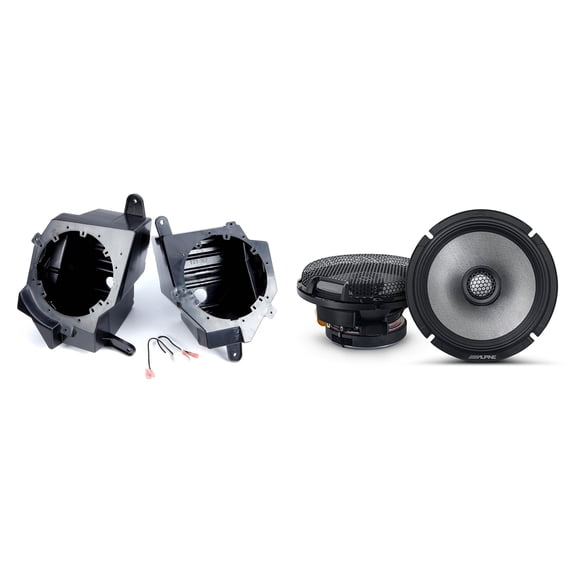 Alpine R2 6.5" w/ Speaker Pods -Compatible with Wrangler JL 2018-UP, Gladiator 2020-UP