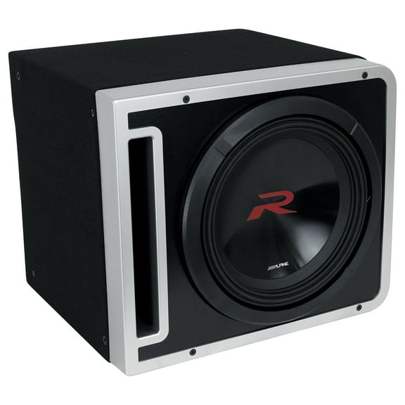 Alpine R2-SB12V 12” R-Series 750W RMS Halo Subwoofer in Sub Box Enclosure 2 Ohm