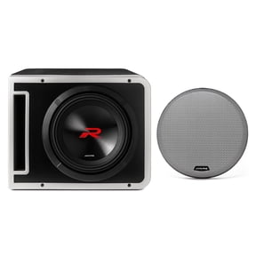 Alpine R2-SB12V Next-Gen 12" R-Series Halo Loaded Sub Enclosure with KTE-12G.3 Grill