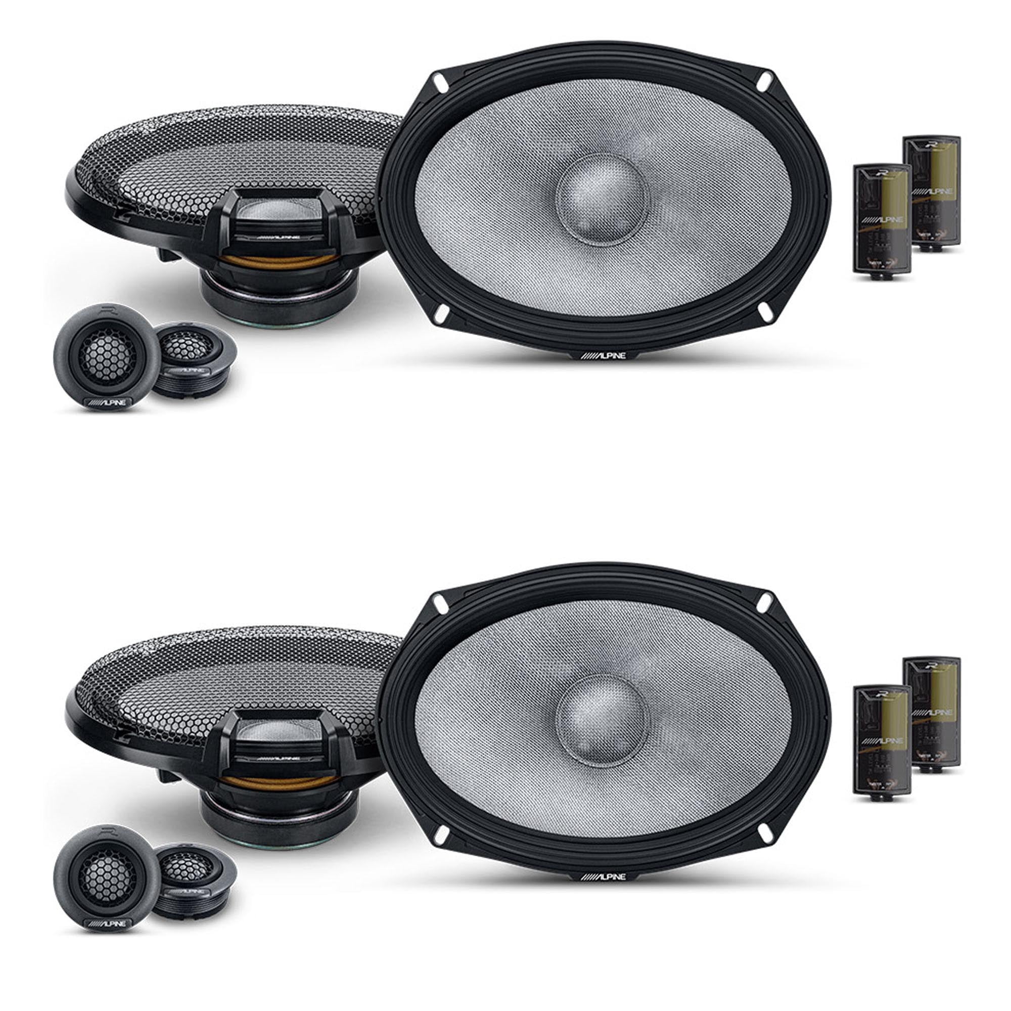 Alpine R2 Speaker Bundle -Two Pairs of R2-S69C 6x9
