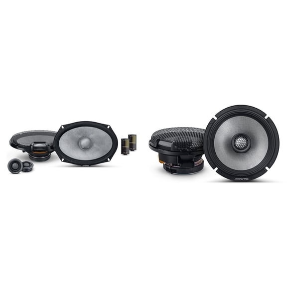 Alpine R2 Speaker Upgrade Compatible With Chevy Silverado Crew Cab Pickup 19-26