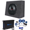 thumbnail image 1 of Alpine RS-W12D4 12” 600w RMS Shallow Subwoofer Slim Sub+Amplifier+Enclosure Box, 1 of 27