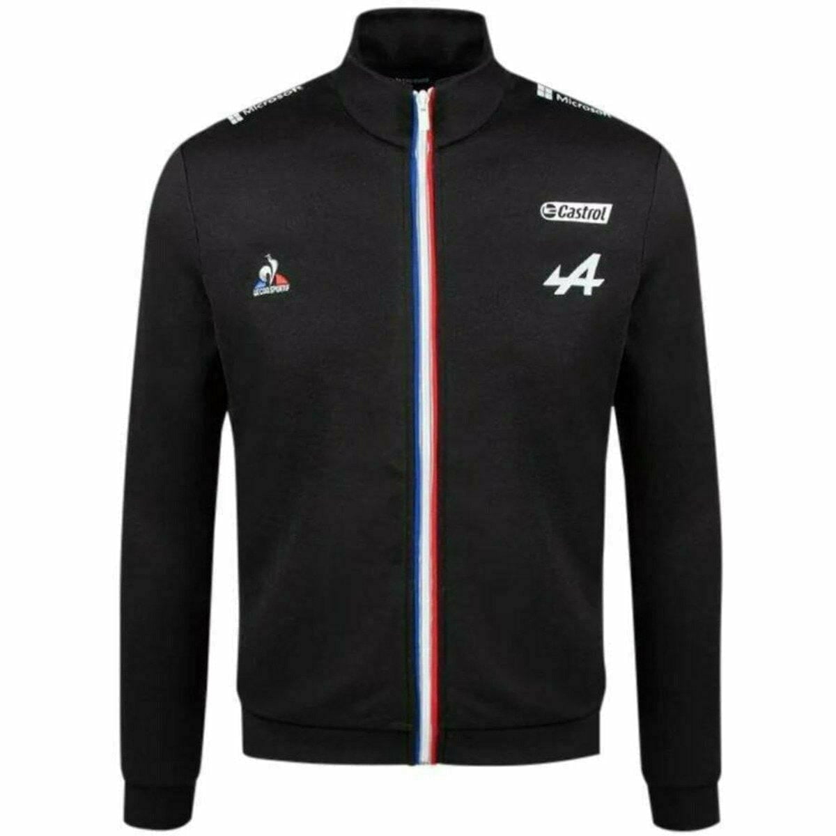 Alpine Racing F1 2021 Men's Team Full Zip Sweat Jacket - Black ...