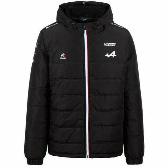 Alpine Racing F1 Men's Team Parka Jacket - Black