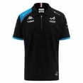 thumbnail image 1 of Alpine Racing F1 Women's Team Polo Shirt- Black/White/Blue, 1 of 6