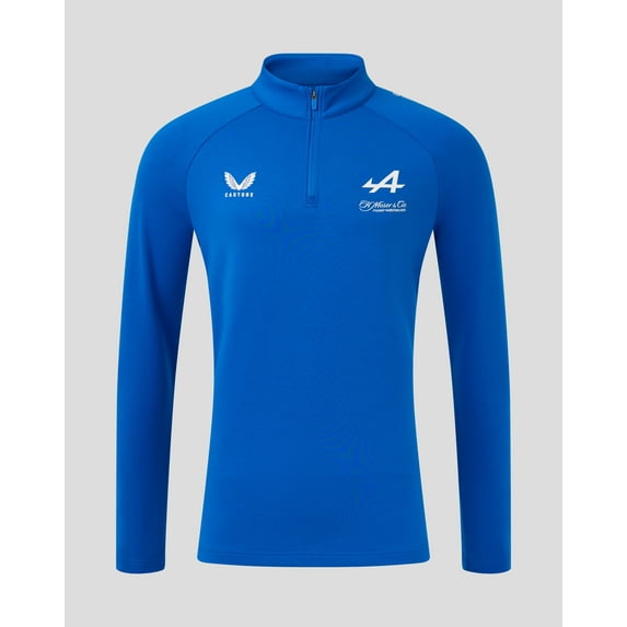 Alpine Racing F1 2025 Team 1/4 Zip Midlayer - Lapis Blue