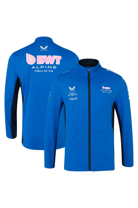 Unisex Castore Blue Alpine 2025 Team Wear Softshell Full-Zip Jacket