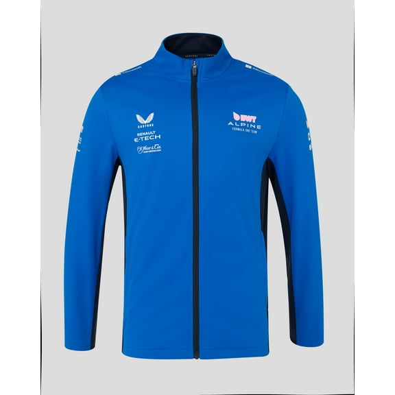 Alpine Racing F1 2025 Team Soft Shell Jacket - Lapis Blue