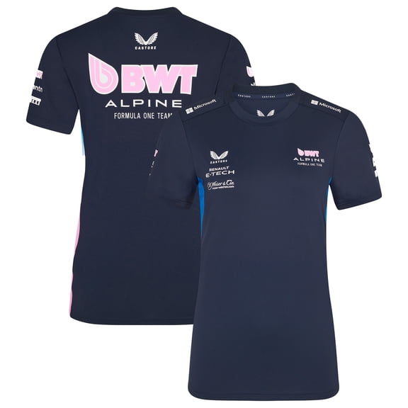 Women's Castore Navy Alpine 2025 Team Wear Set Up T-Shirt