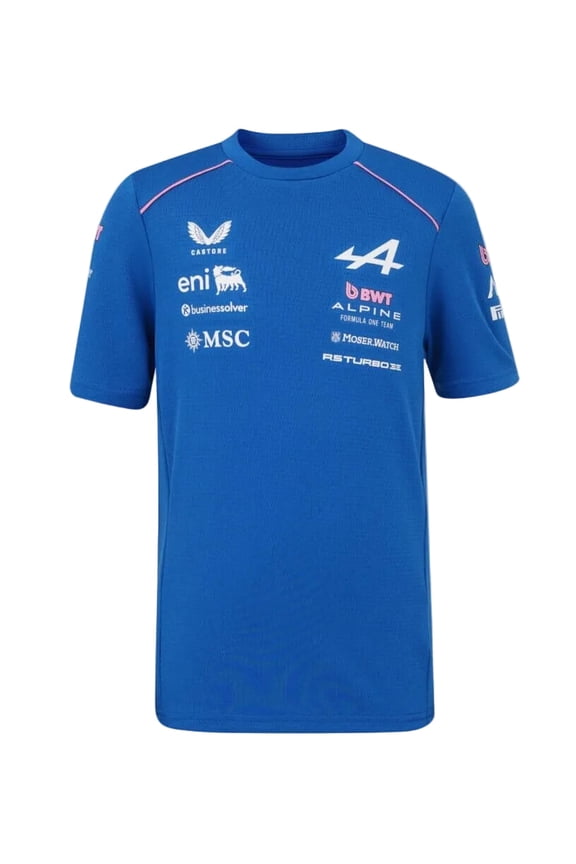Racing F1 2026 Kids Team Set Up T-Shirt - Youth Lapis Blue