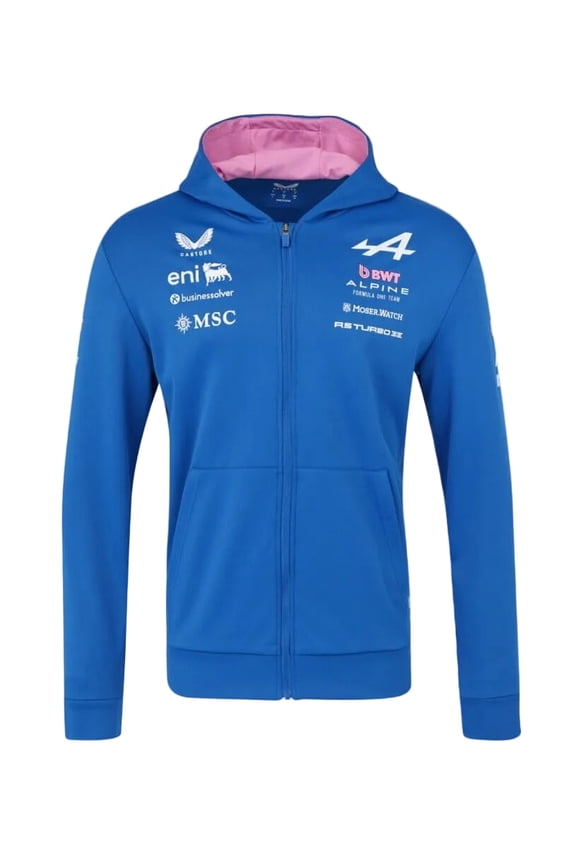 Racing F1 2026 Team Full Zip Hoodie - Lapis Blue