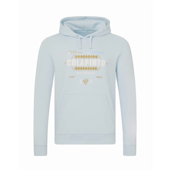 Alpine Racing F1 Franco Colapinto Relaxed Fit Hoodie - Blue Ice